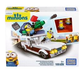 Mega Bloks Minions Station Wagon Getaway Vehicle Set 188-Pieces