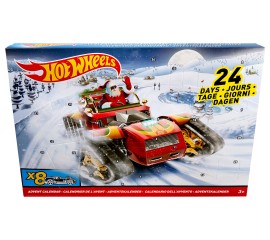 Hot Wheels Advent Calendar with 8 Collectable Diecast Vehicles