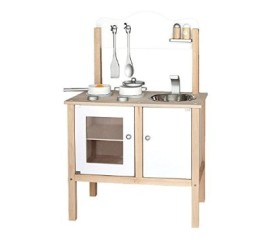 White Noble Kitchen with Accessories 