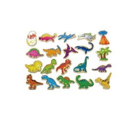 20 Piece Magnetic Dinosaur Set 
