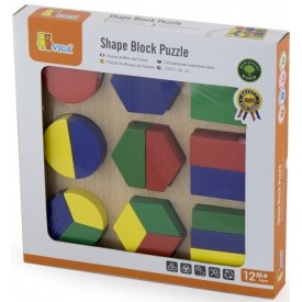 Shape Block Puzzle - Fractions