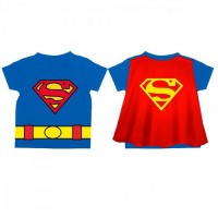 Toddler Baby Boys Costume T-Shirt with Cape