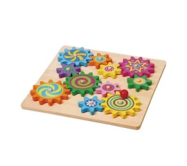 Spinning Cogs and Gears Puzzle