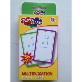 Play and Learn Multiplication Flash Cards