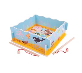 Magnetic Fishing Game with Base