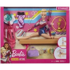 Barbie Gymnastics Playset with Doll & Accessories