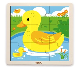 9 Piece Puzzle - Duck