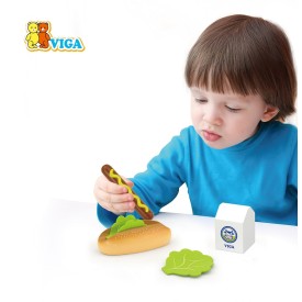 Hot Dog with Milk Play Set