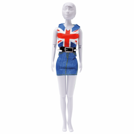 Couture Outfit Making Set: Combi Red Blue