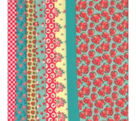 Red Roses - Making Couture Fabric Set