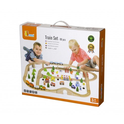 viga wooden train set