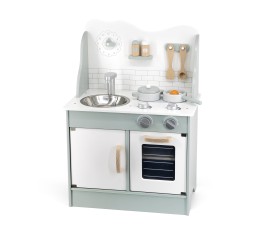 Green Kitchen with Accessories