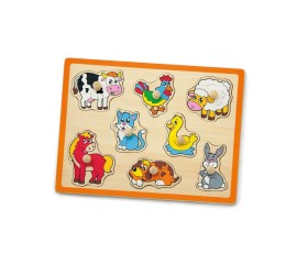 Flat Puzzle - Farm Animals 