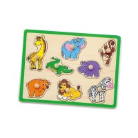 Flat Puzzle - Wild Animals 