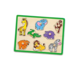 Flat Puzzle - Wild Animals 