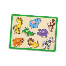 Flat Puzzle - Wild Animals  