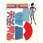 Couture Outfit Making Set: Combi Red Blue 